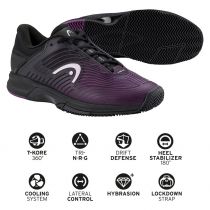 Теннисная обувь Head REVOLT PRO 4.5 Clay Women BKPL - 24 см (Eur. 38)